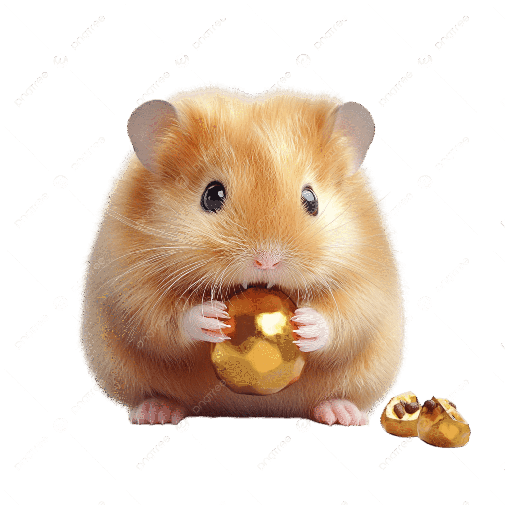 pngtree hamster eating food cute rodent pet small furry animal hungry cheeks png image 21104232